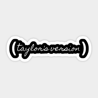 Taylors Version swift Sticker